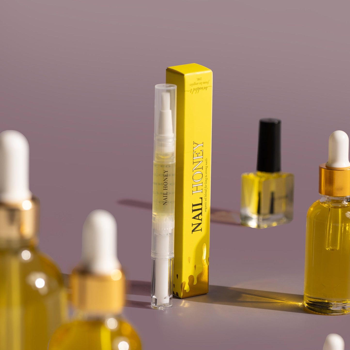 Organic Nail Honey Cuticle Oil - Nail Growth Oil